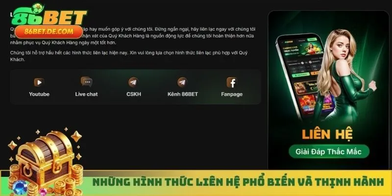 Những hình thức liên hệ phổ biến và thịnh hành